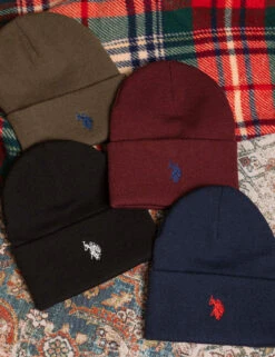 U.S. Polo Assn. MENS CLASSIC LOGO BEANIE -Glimmera Cloth Shop USPA ECOM HOLIDAYFLATS 09.26 2895