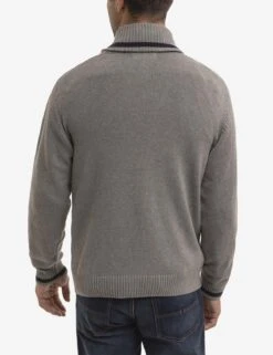 U.S. Polo Assn. TEXTURED SHAWL COLLAR SWEATER -Glimmera Cloth Shop USUF3S5300 FLNH 2158