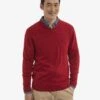 U.S. Polo Assn. SOFT SOLID JERSEY V-NECK SWEATER