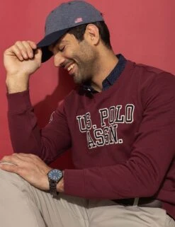 U.S. Polo Assn. MENS HEATHER FLEECE LOGO HAT -Glimmera Cloth Shop VALENTINES DAY 14644