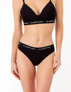 U.S. Polo Assn. 5PK THONGS -Glimmera Cloth Shop black thong 76955